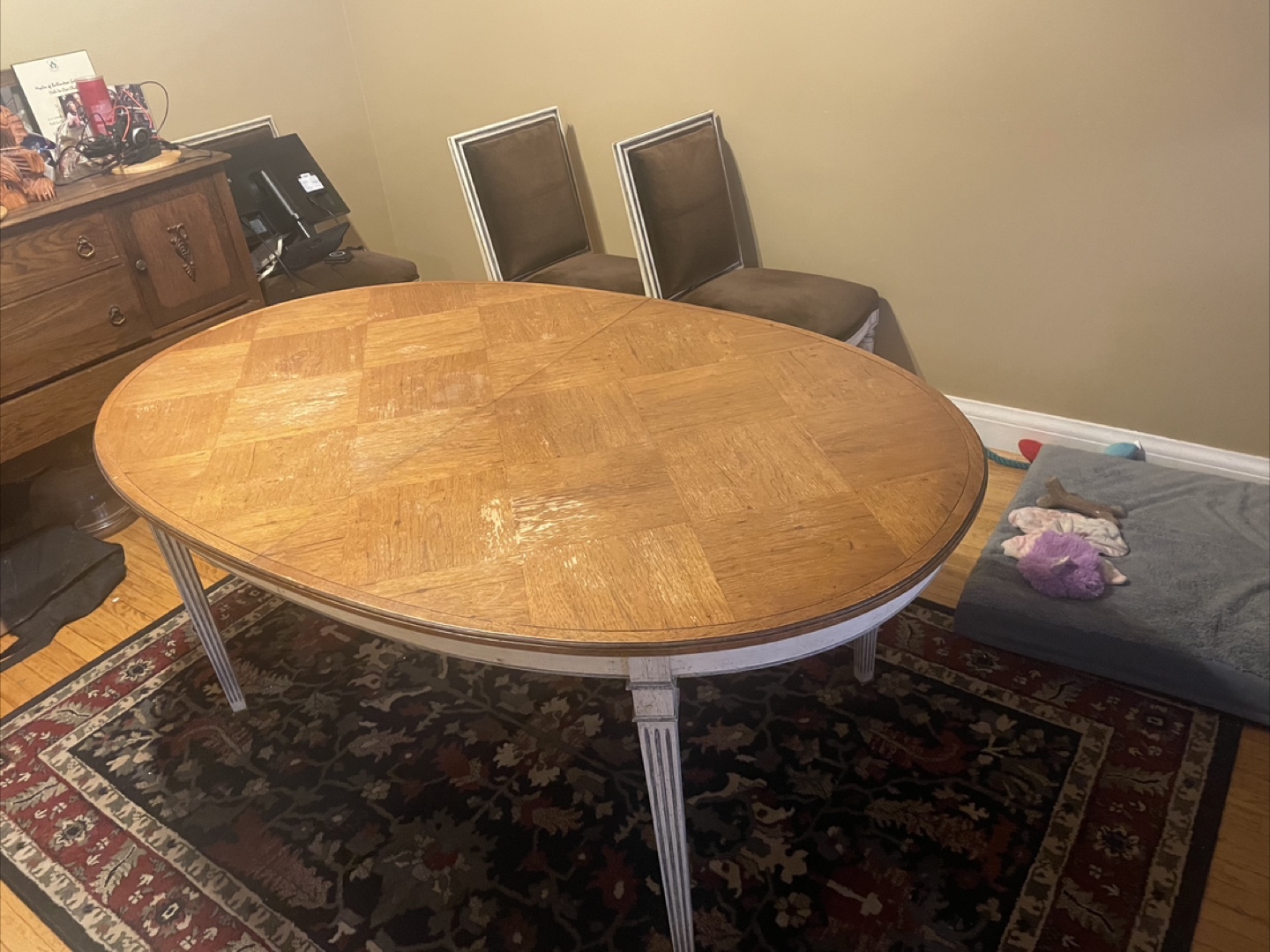 Oval Dining Table with and 8 Chairs - photo 3