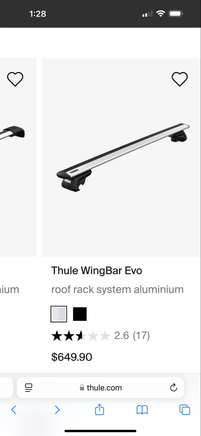 Thule WingBar Evo Roof Rack System thumbnail