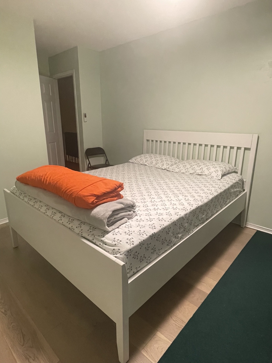 IKEA White Queen Bed Frame