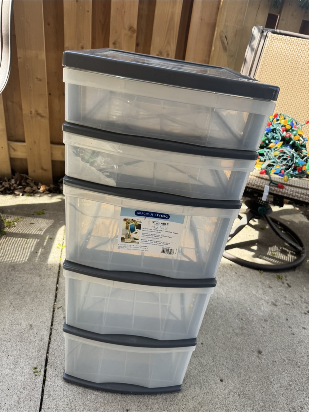 Gracious Living 4-Drawer Storage Organizer