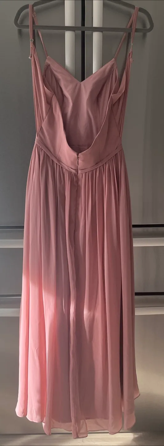 Azazie dusty rose bridesmaid dress image indicator(4)