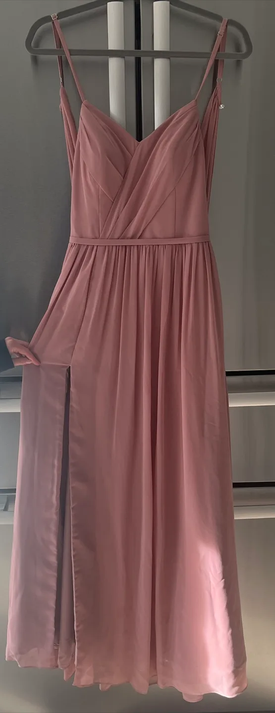 Azazie dusty rose bridesmaid dress image indicator(2)