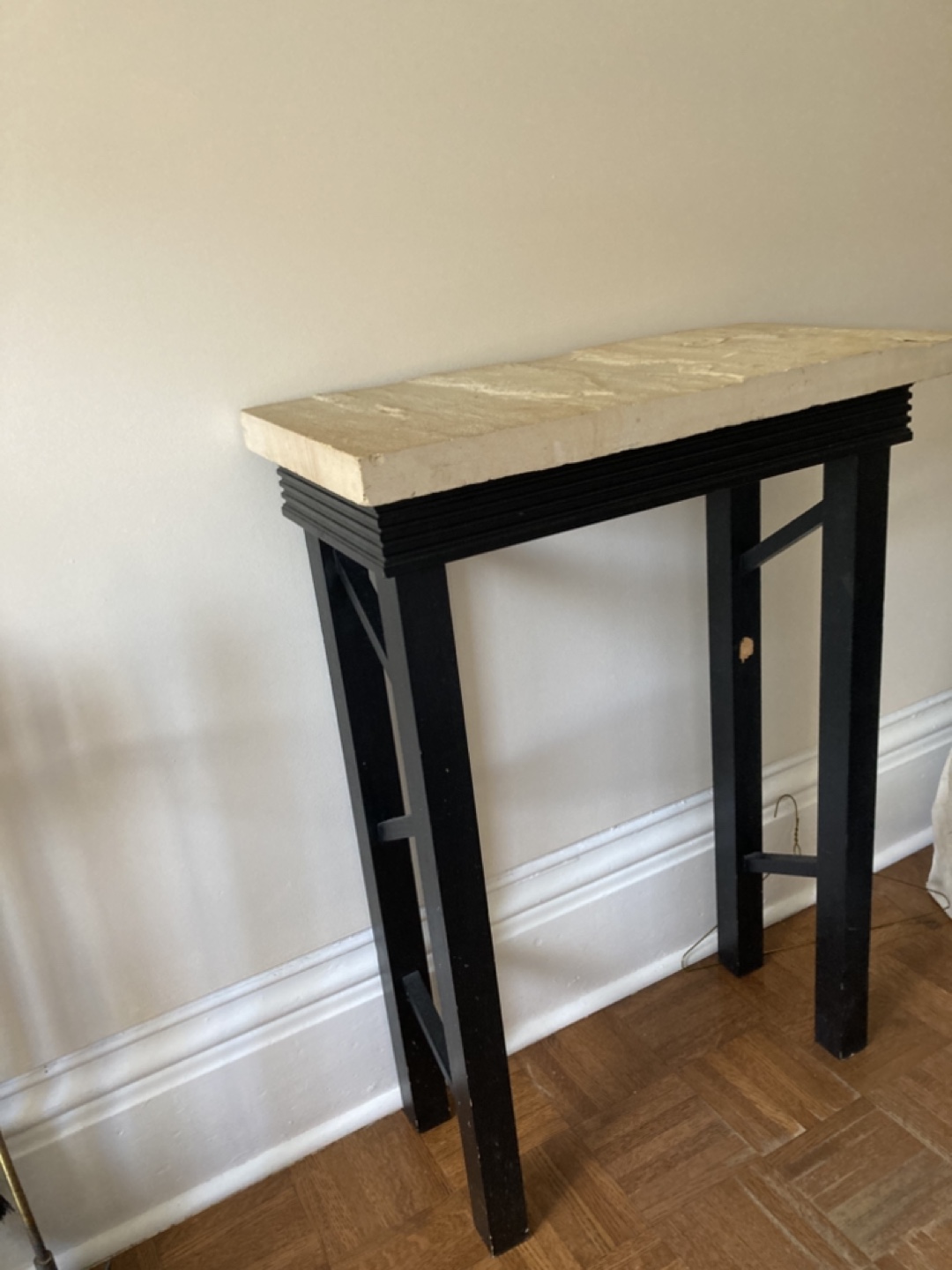Stone Top Console Table