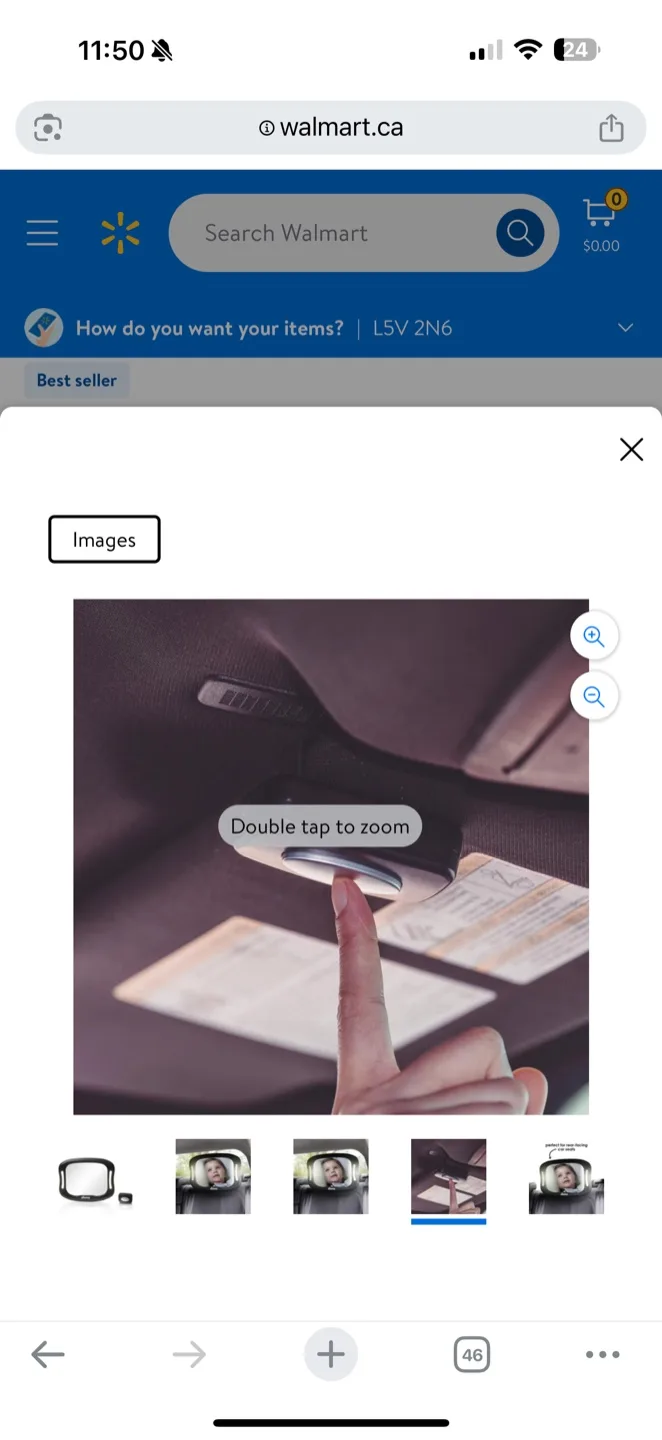 Diono Rear-Facing Baby Mirror for Car image indicator(5)