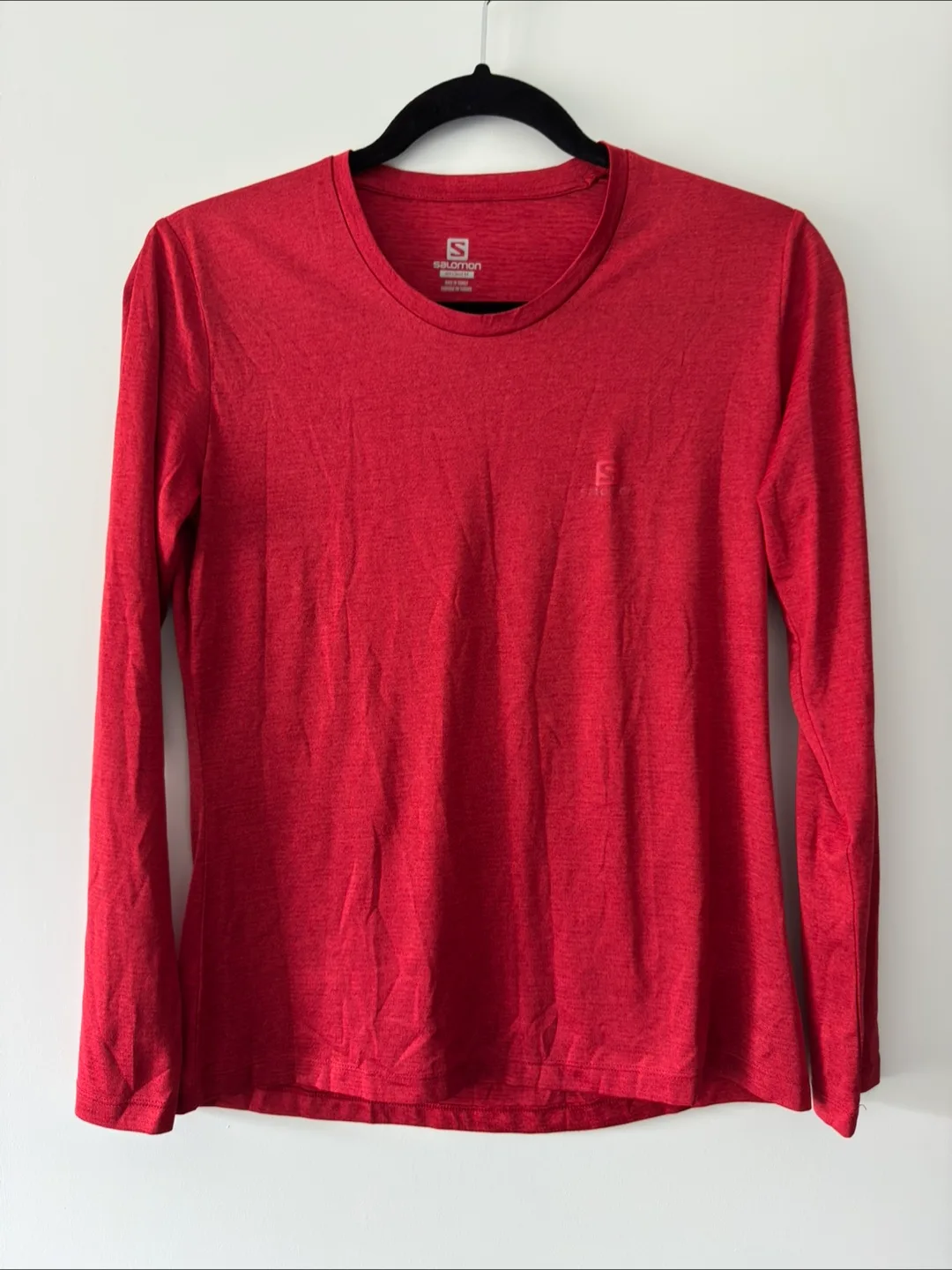 Salomon Women's Red Long-Sleeve Shirt - Size M thumbnail