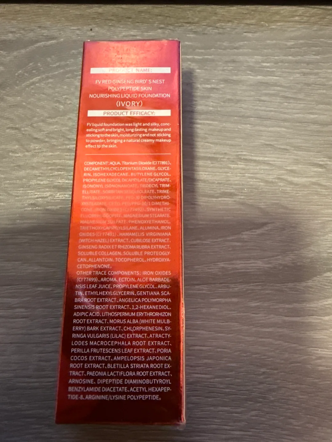 Tan BB & FV Red Ginseng Foundation (Ivory) image indicator(5)