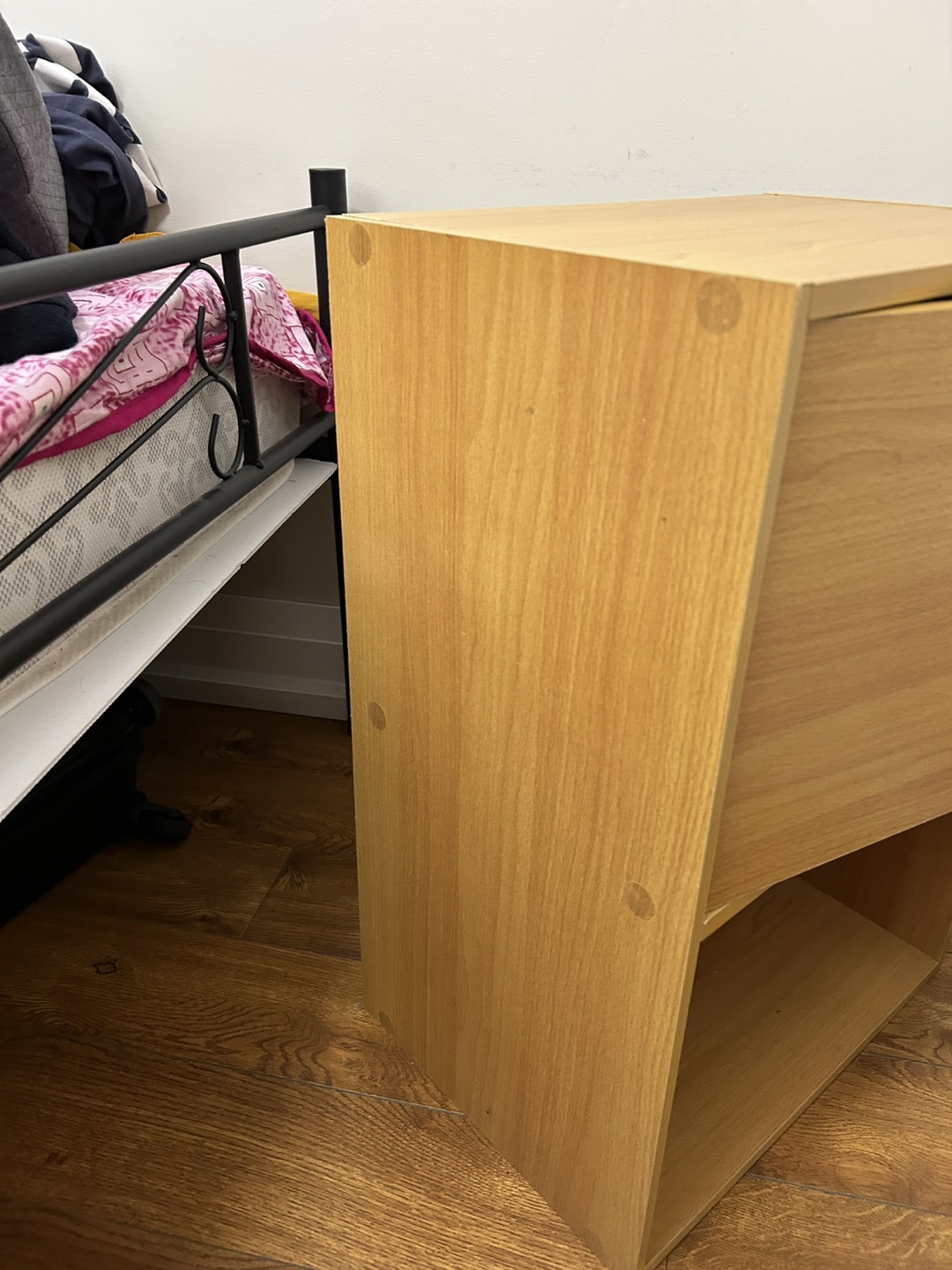 Small Wooden Cabinet with Shelf - photo 2