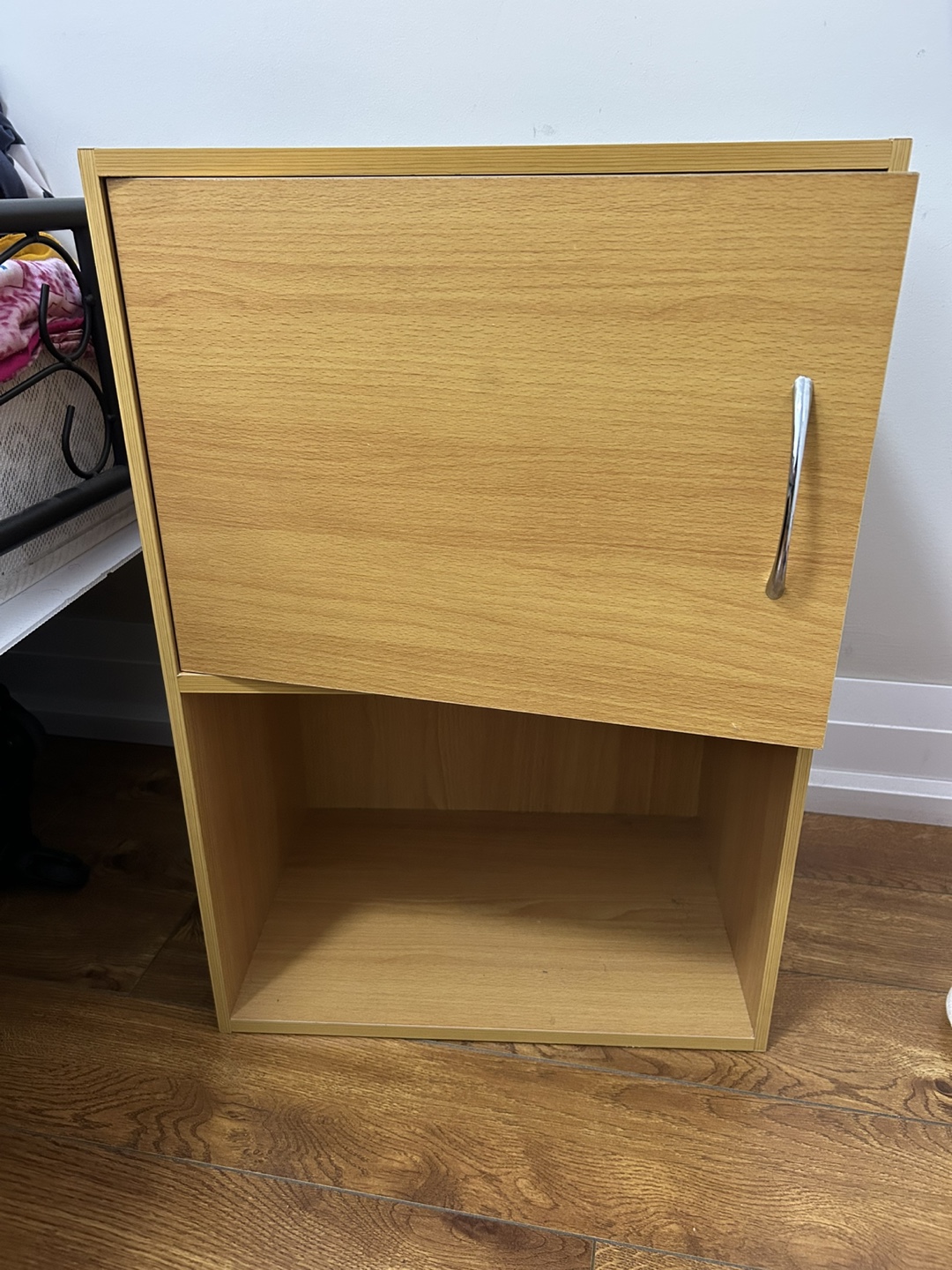 Small Wooden Cabinet with Shelf