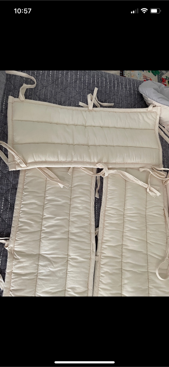 Bumper guard for a baby crib - photo 4