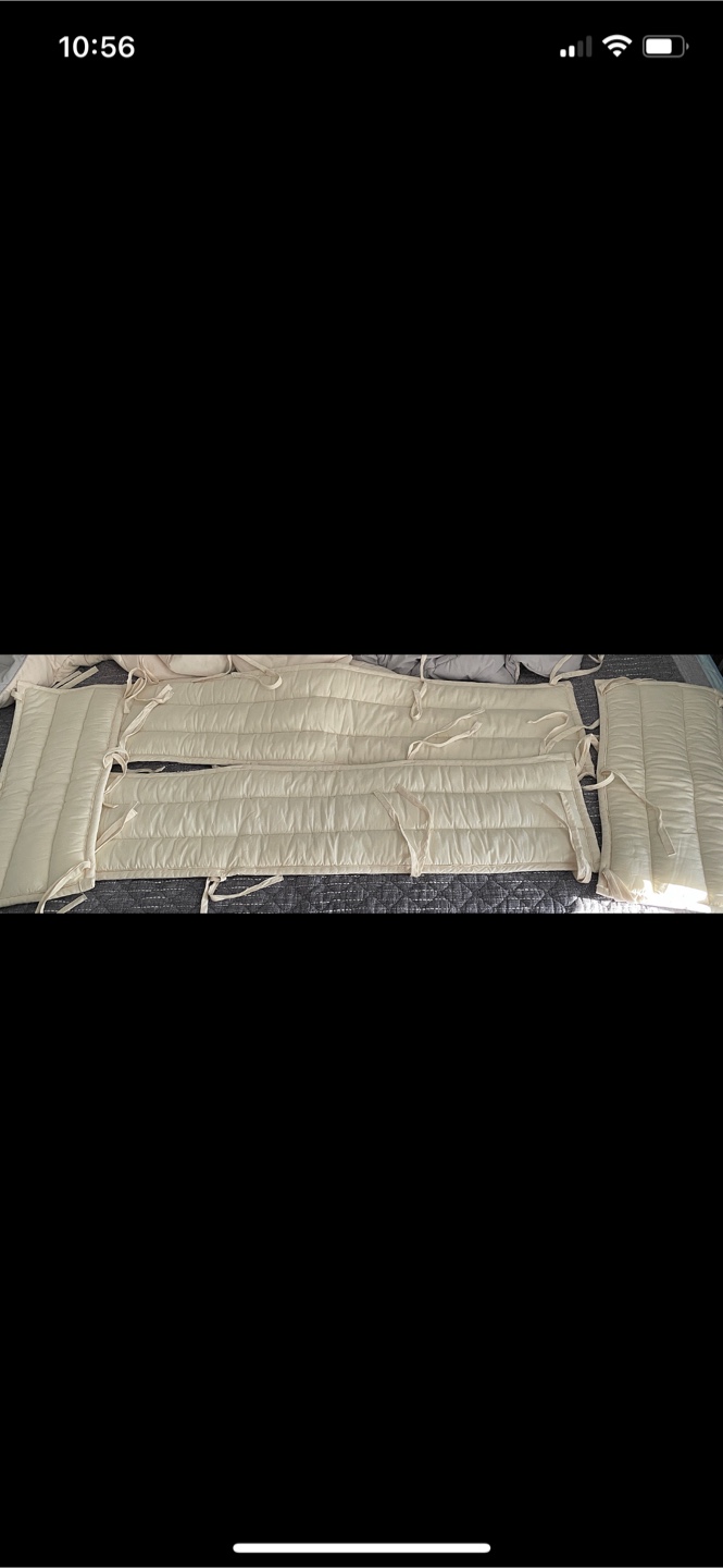 Bumper guard for a baby crib