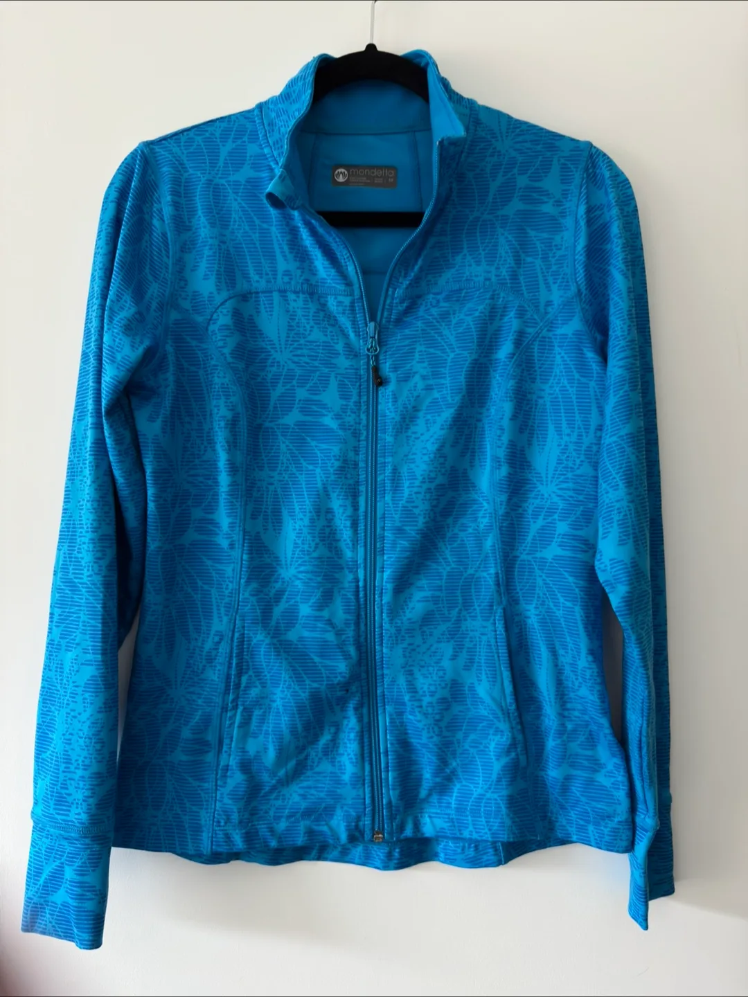 Mondetta Women's Teal Zip-Up Jacket - Size Small thumbnail