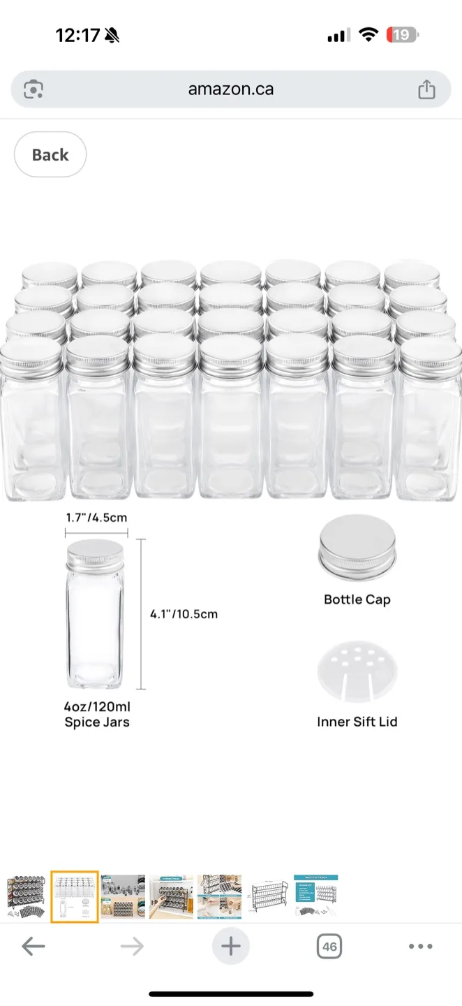 Spice Rack Organizer with 24 Spice Jars & Labels image indicator(3)