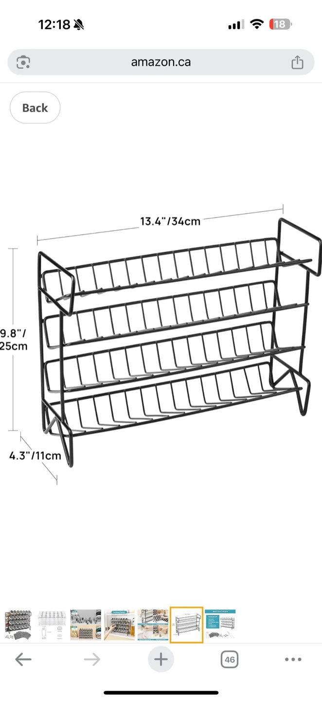 Spice Rack Organizer with 24 Spice Jars & Labels image indicator(7)