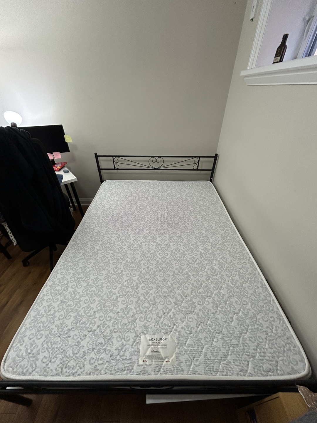 Double Metal Frame Bed with Orthopedic Mattress - photo 3