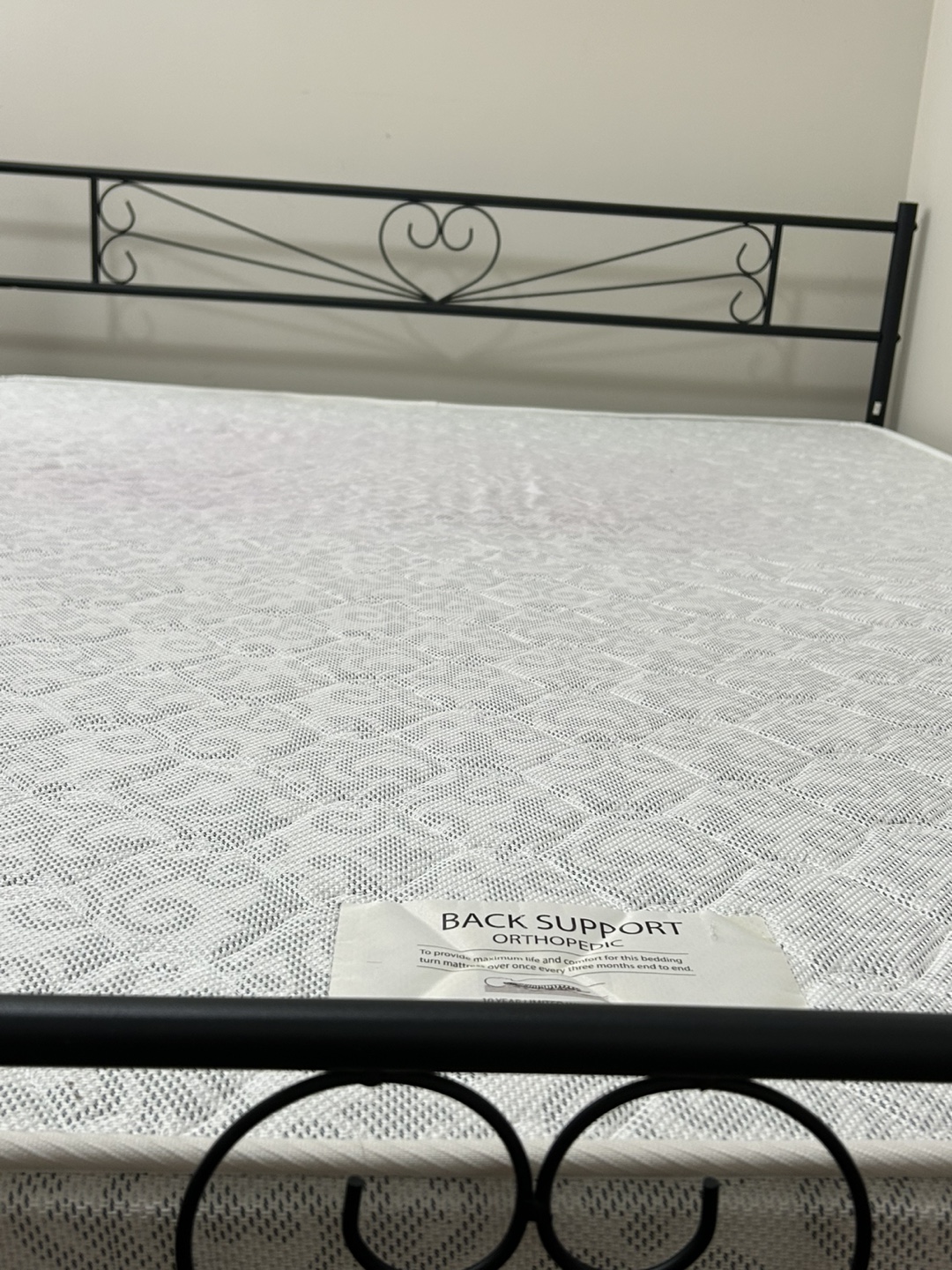 Double Metal Frame Bed with Orthopedic Mattress - photo 4