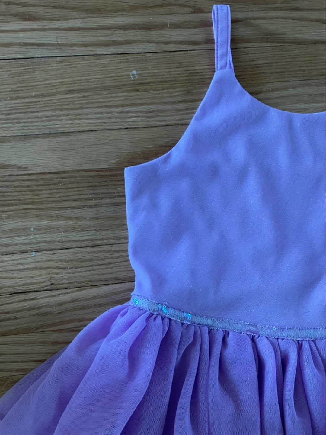 Girls Purple Tulle Layered Dress - size 10 image indicator(4)