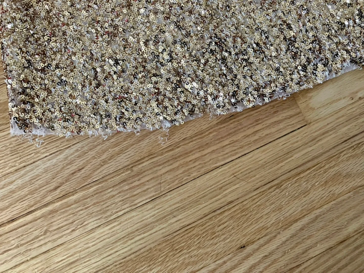 Zara Girls Fancy Gold Sequin Dress & Black Velvet Bow image indicator(5)