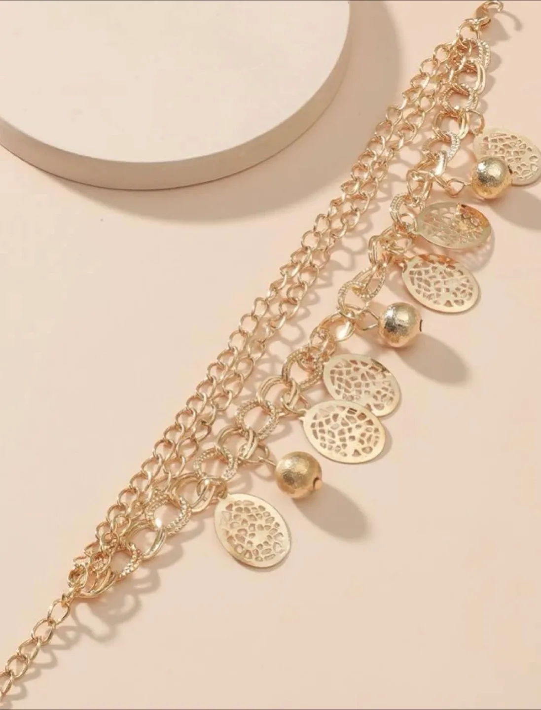 Gold Layered Charm Bracelet image indicator(6)