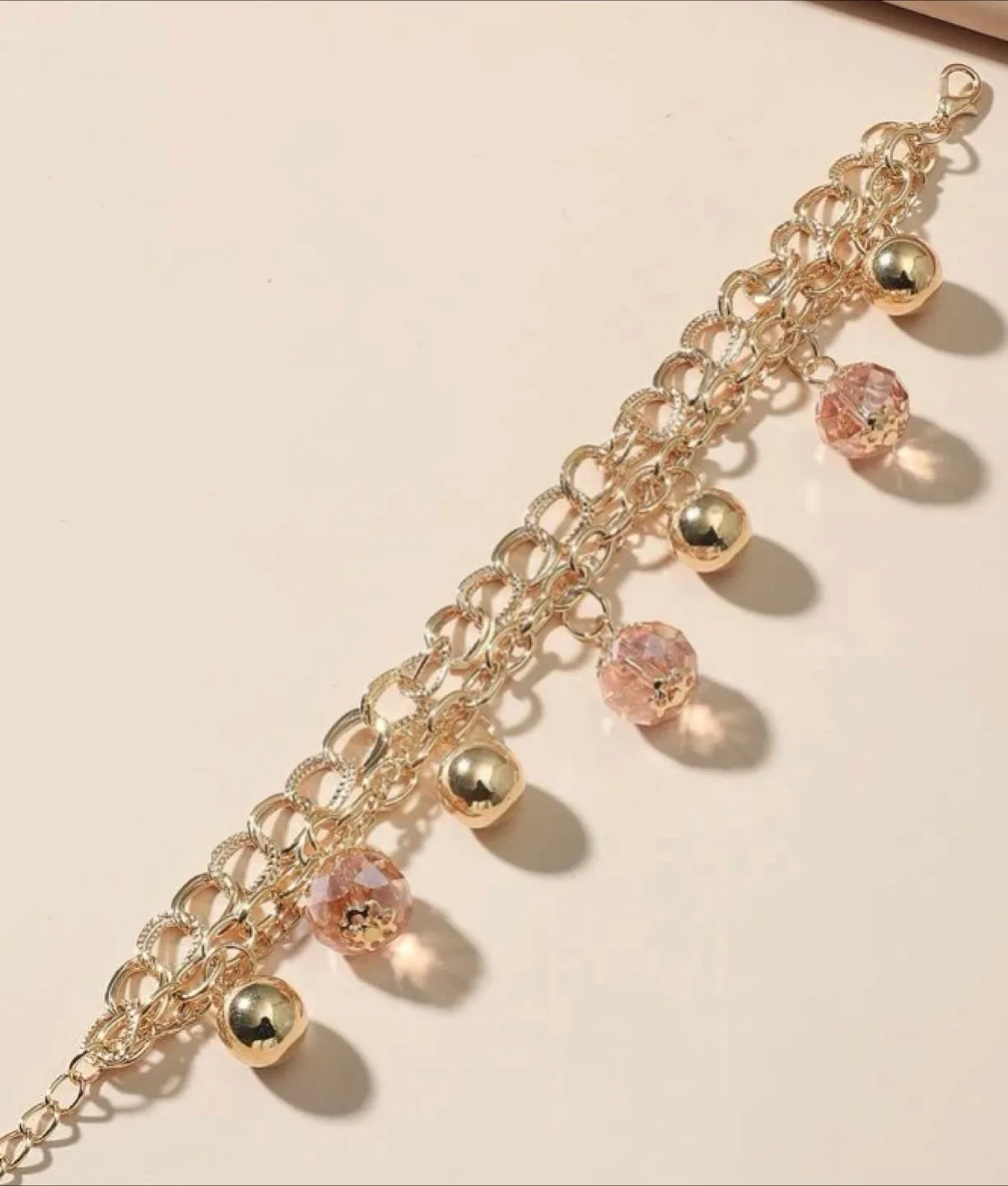 Gold Layered Charm Bracelet image indicator(5)