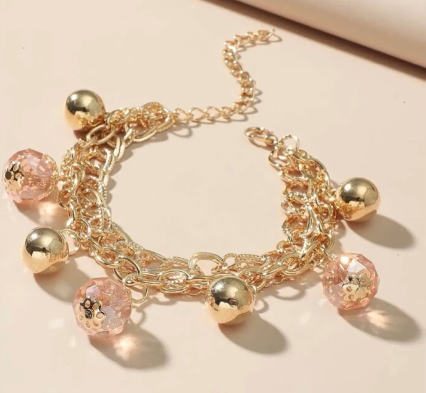 Gold Layered Charm Bracelet image indicator(2)