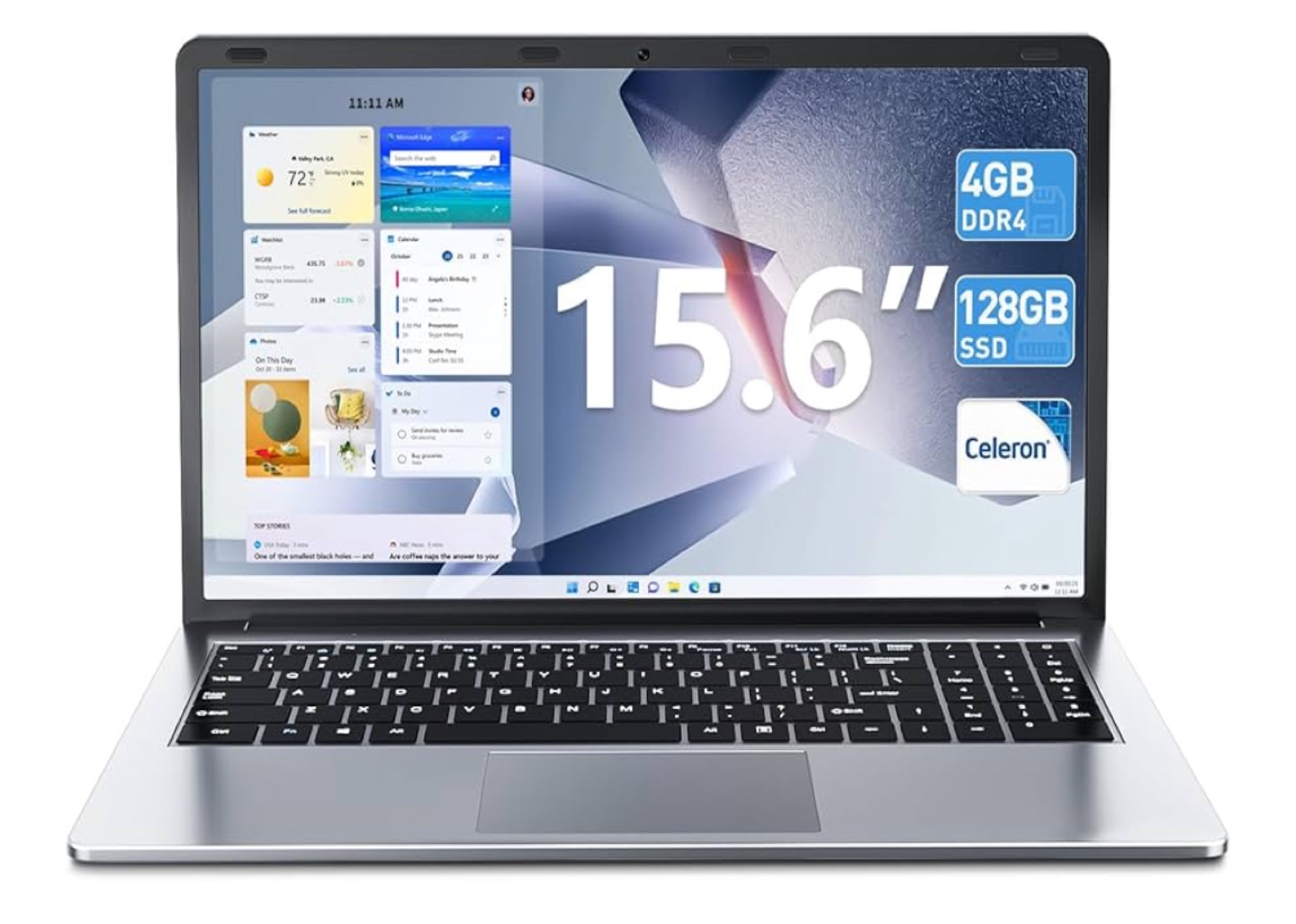 SGIN 15.6" Laptop - Celeron, 4GB RAM, 128GB SSD - photo 4