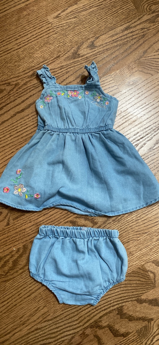Baby Girl Clothes Bundle - Dresses, Shorts, Pants - Size 12M - photo 2