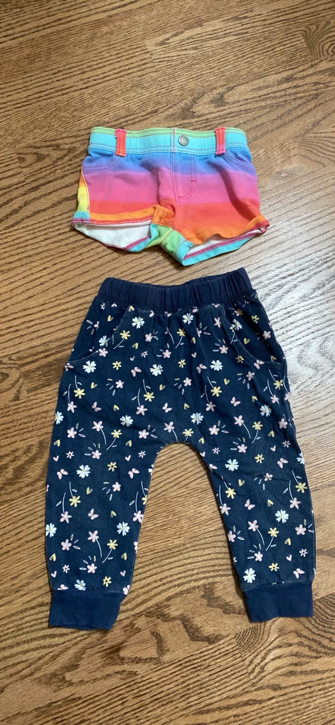 Baby Girl Clothes Bundle - Dresses, Shorts, Pants - Size 12M - photo 5