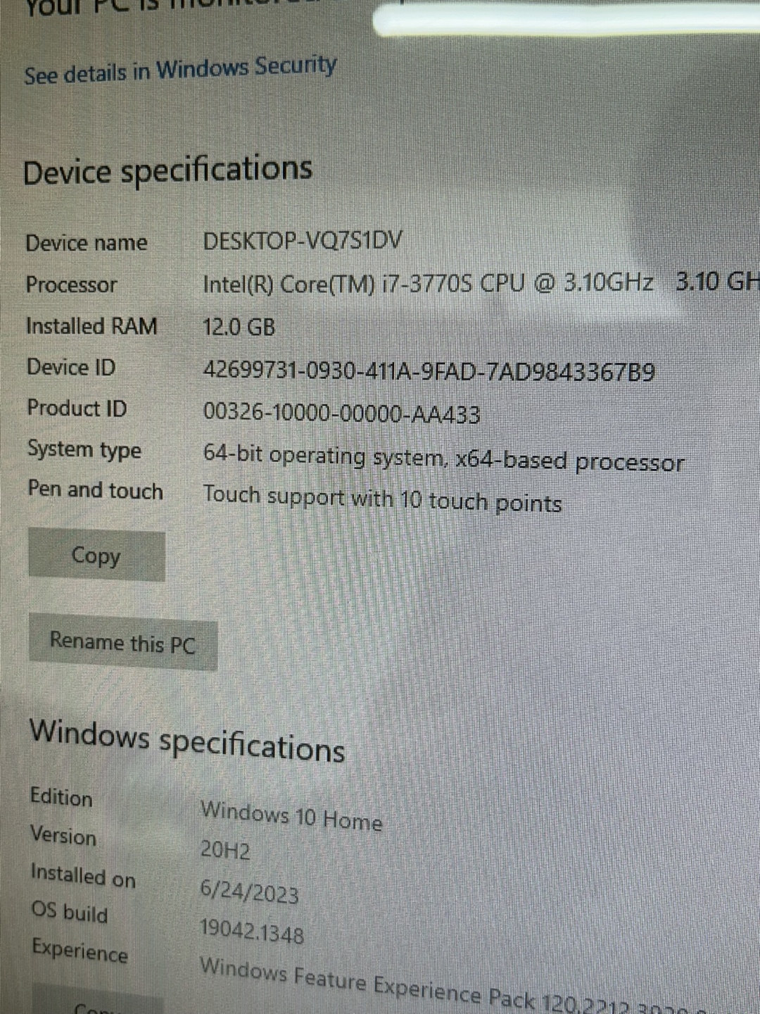 Dell Inspiron 2330 i7/12 GB RAM/1 TB HDD/Win10 - photo 3