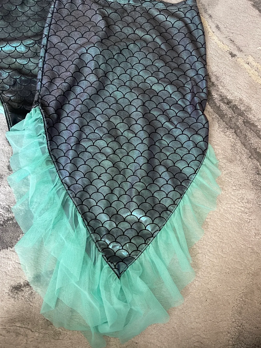 Girls' Mermaid Swimsuit and Skirt Set-Size 7-8 image indicator(2)