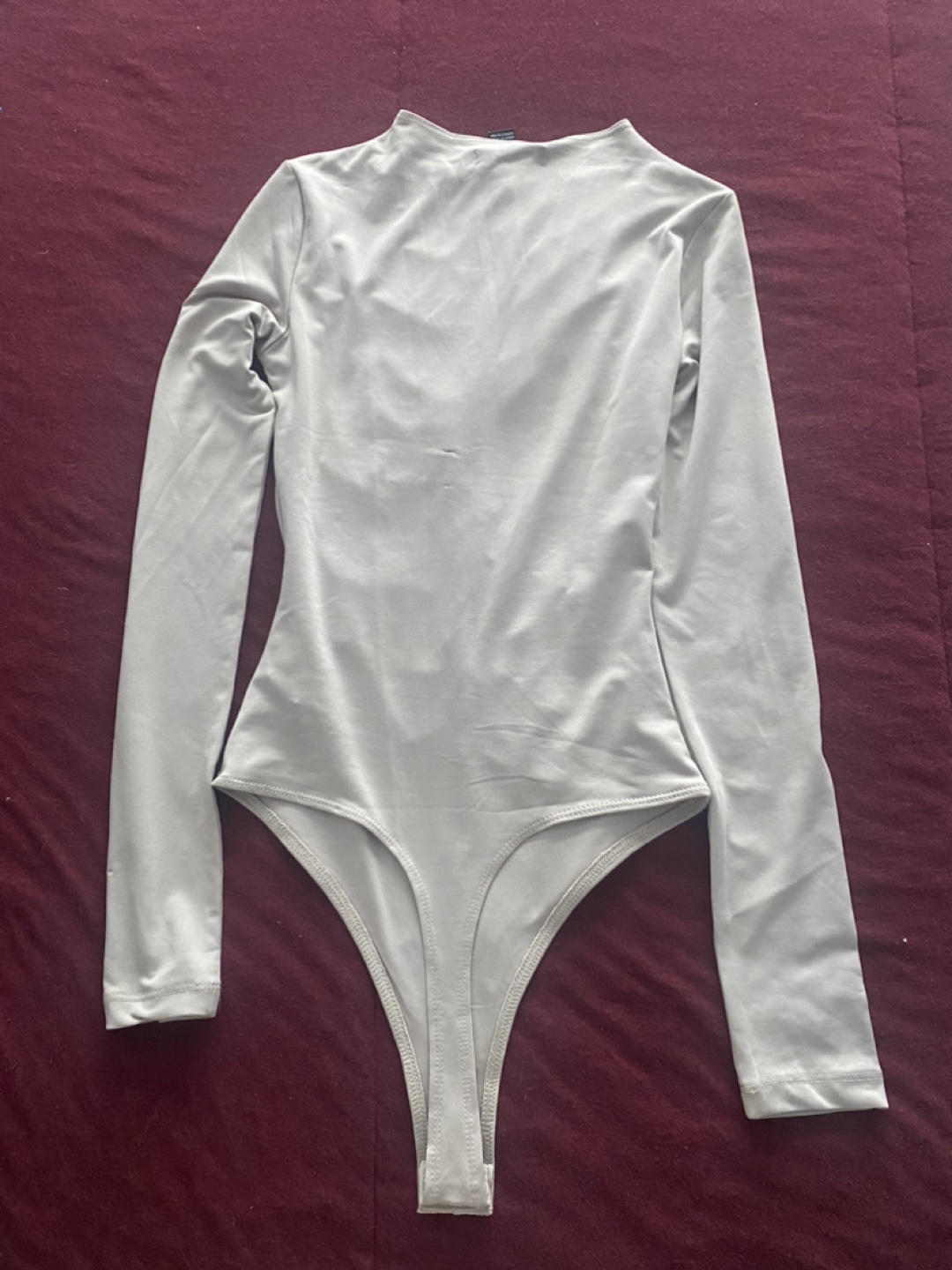 Forever 21 Taupe Ruched Bodysuit - Size XS - photo 3