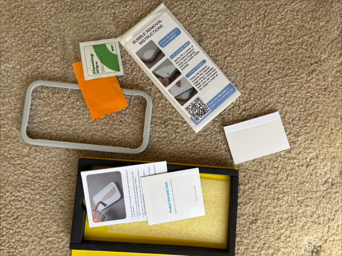 JETech Tempered Glass Screen Protector for iPhone 16 image indicator(2)