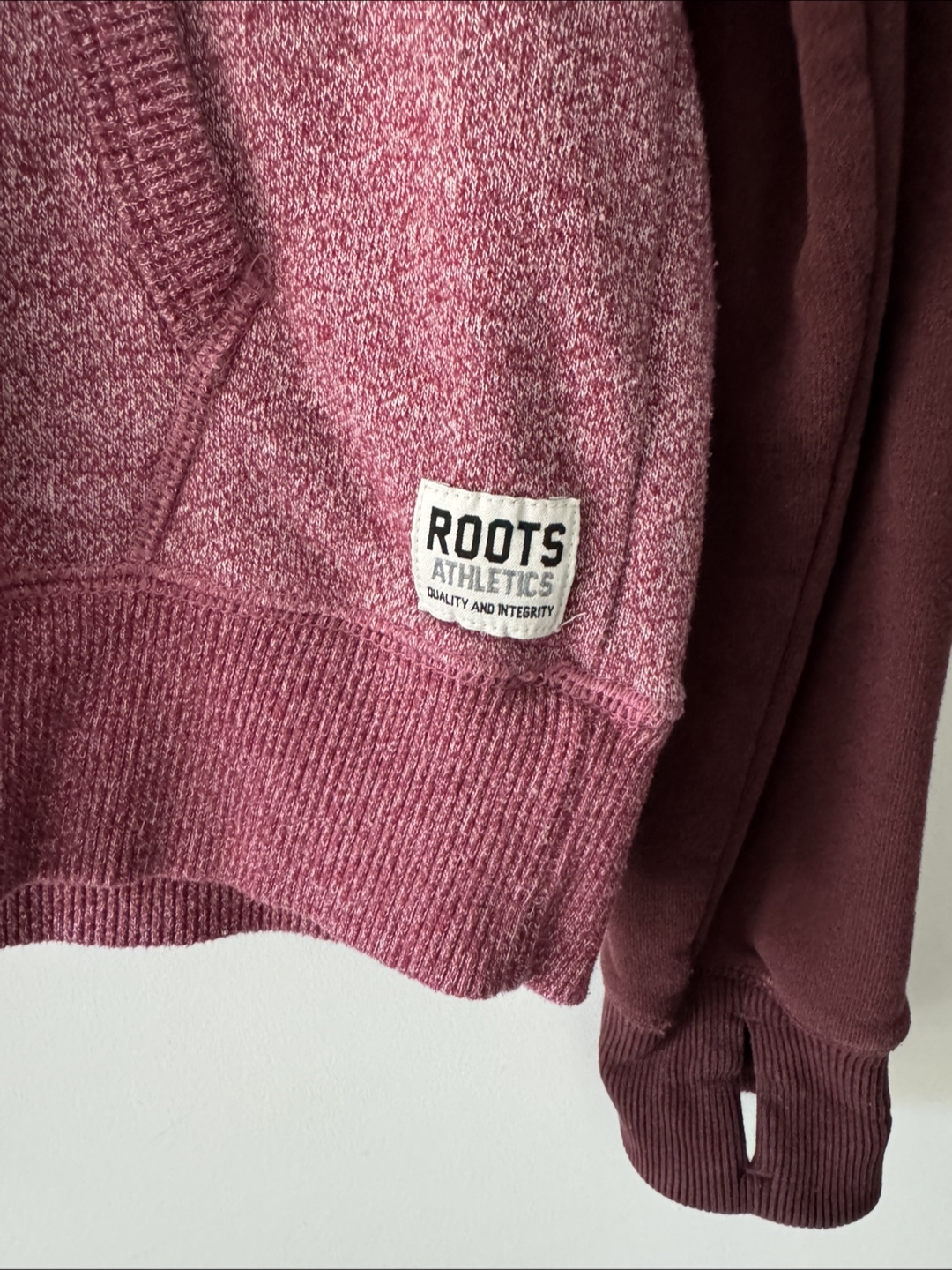 Roots Athletics Maroon Hoodie Size M - photo 2
