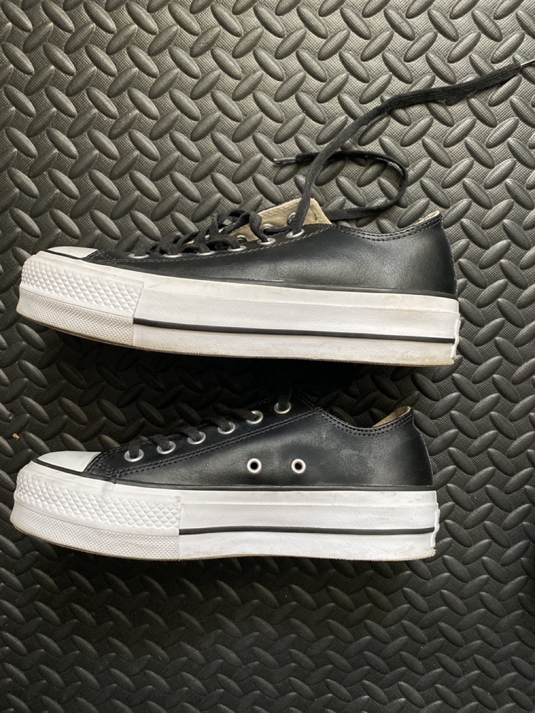 Converse All Star Platform Leather Sneakers - photo 3