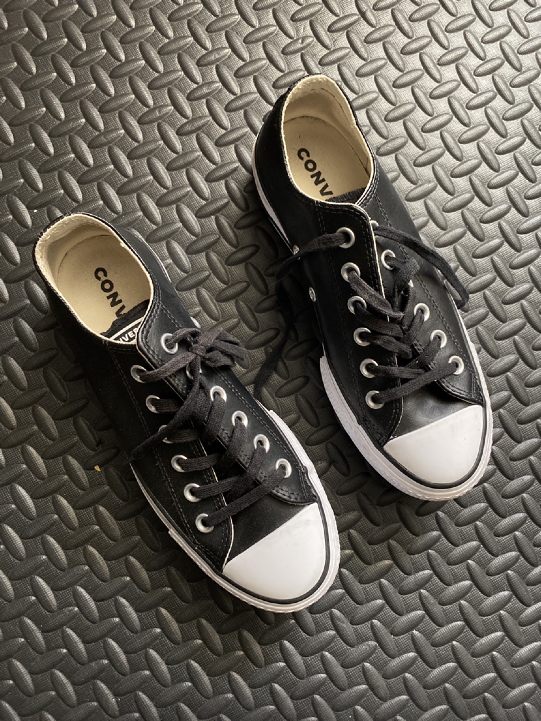 Converse All Star Platform Leather Sneakers
