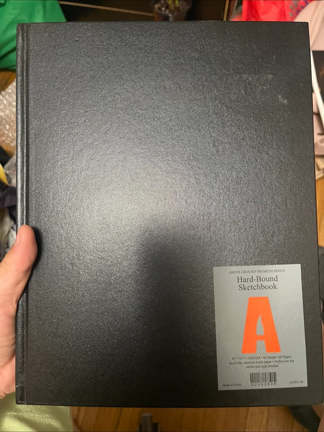 Hardcover Sketchbook - Black - 8.5 x 11 in image indicator(2)