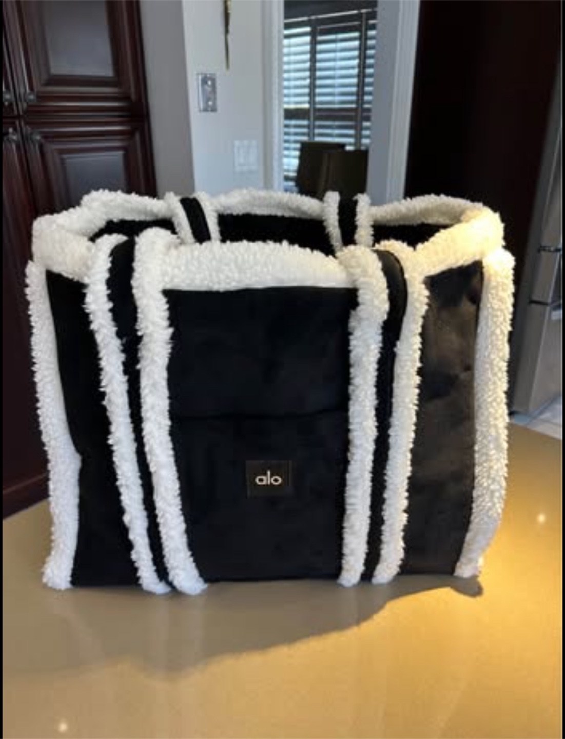 Alo Yoga Shearling Tote Bag