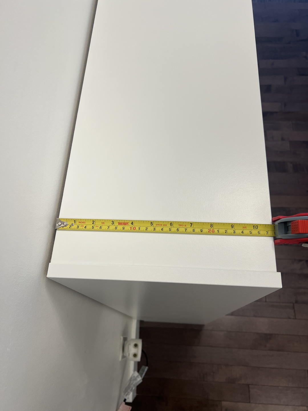 White 3-Shelf Bookcase - photo 4