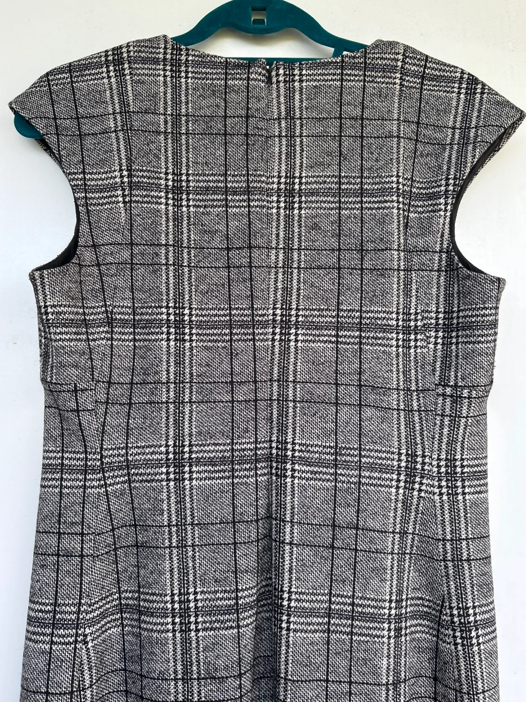 Judith & Charles Grey Plaid Pencil Dress image indicator(6)