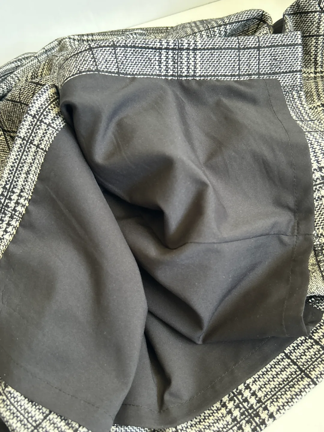 Judith & Charles Grey Plaid Pencil Dress image indicator(7)