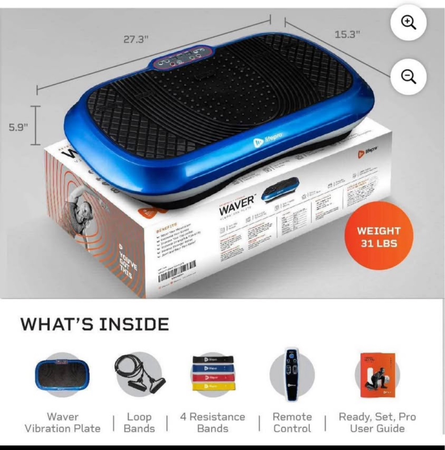 LifePro Waver Vibration Plate - photo 2