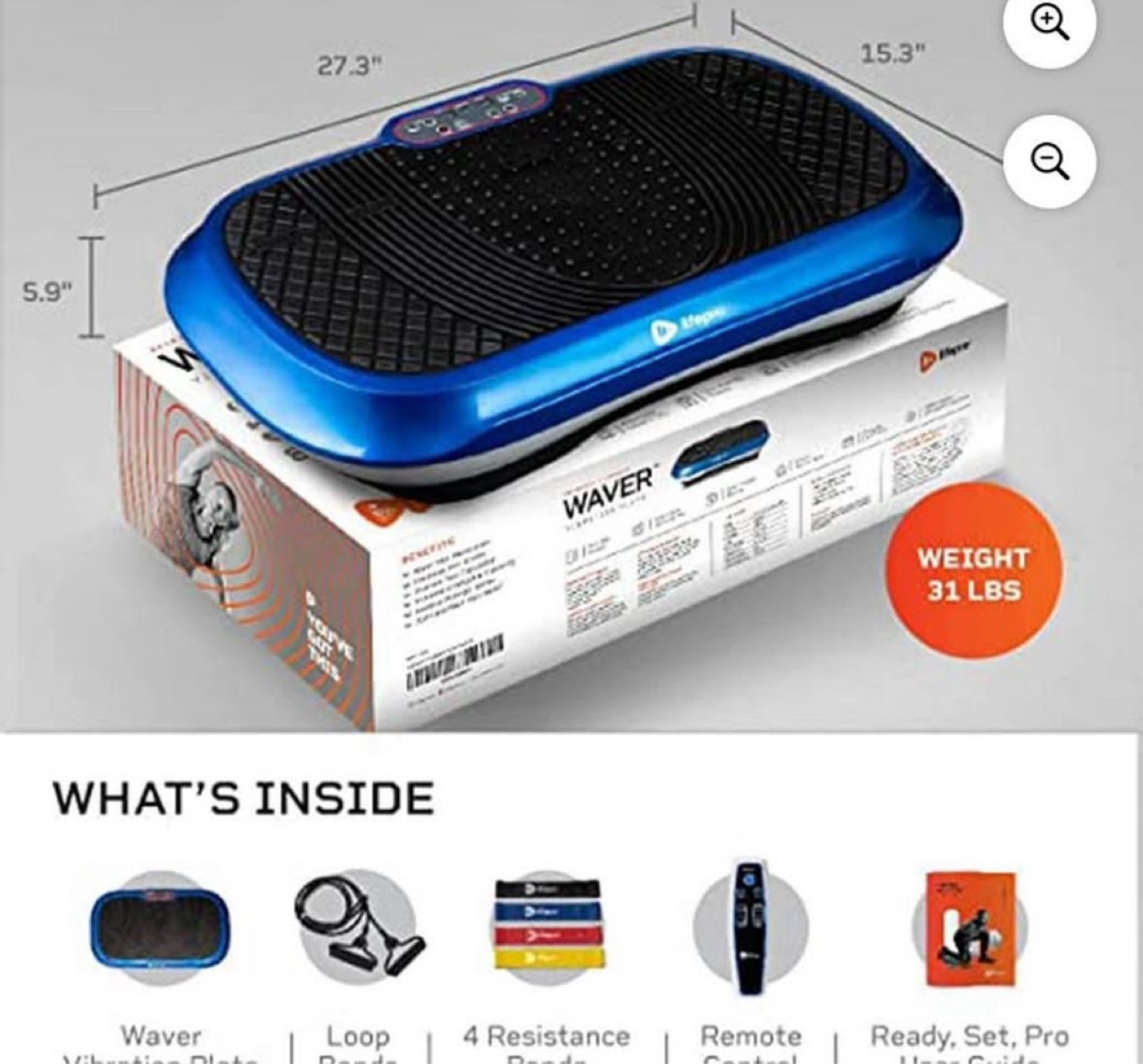 LifePro Waver Vibration Plate - photo 3