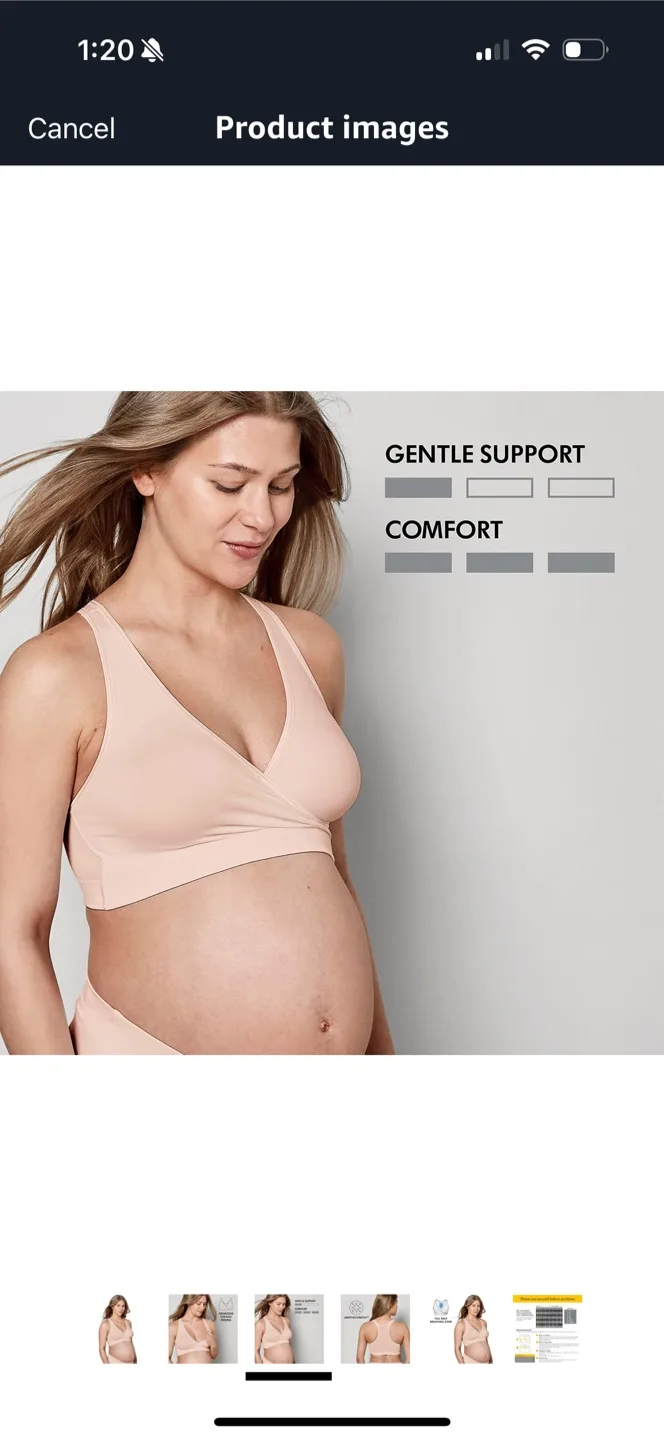 2x Madela Nursing Bras - Beige - Size XL/XXL image indicator(4)