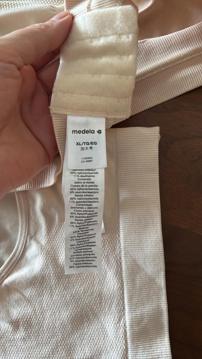 2x Madela Nursing Bras - Beige - Size XL/XXL image indicator(6)