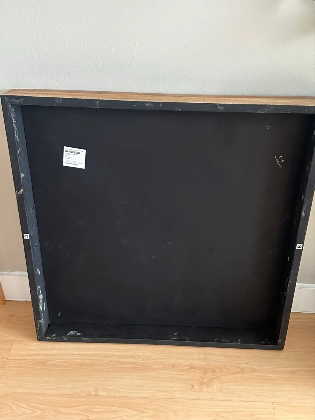 Teak Wood Coffee Table with black  Legs image indicator(7)