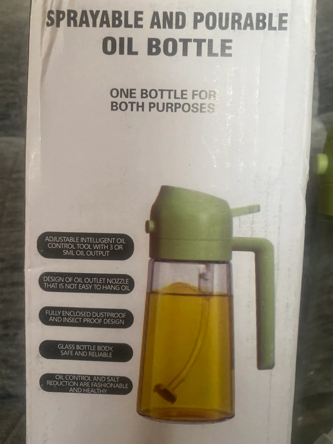 Sprayable and Pourable Oil Bottle image indicator(2)
