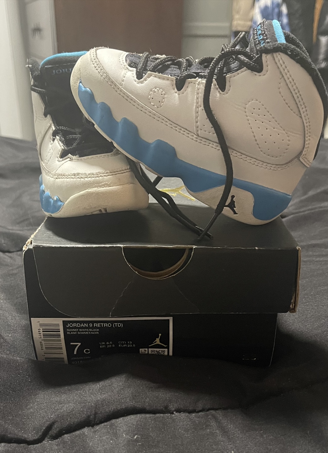 Air Jordan 9 Retro (TD) Size 7C