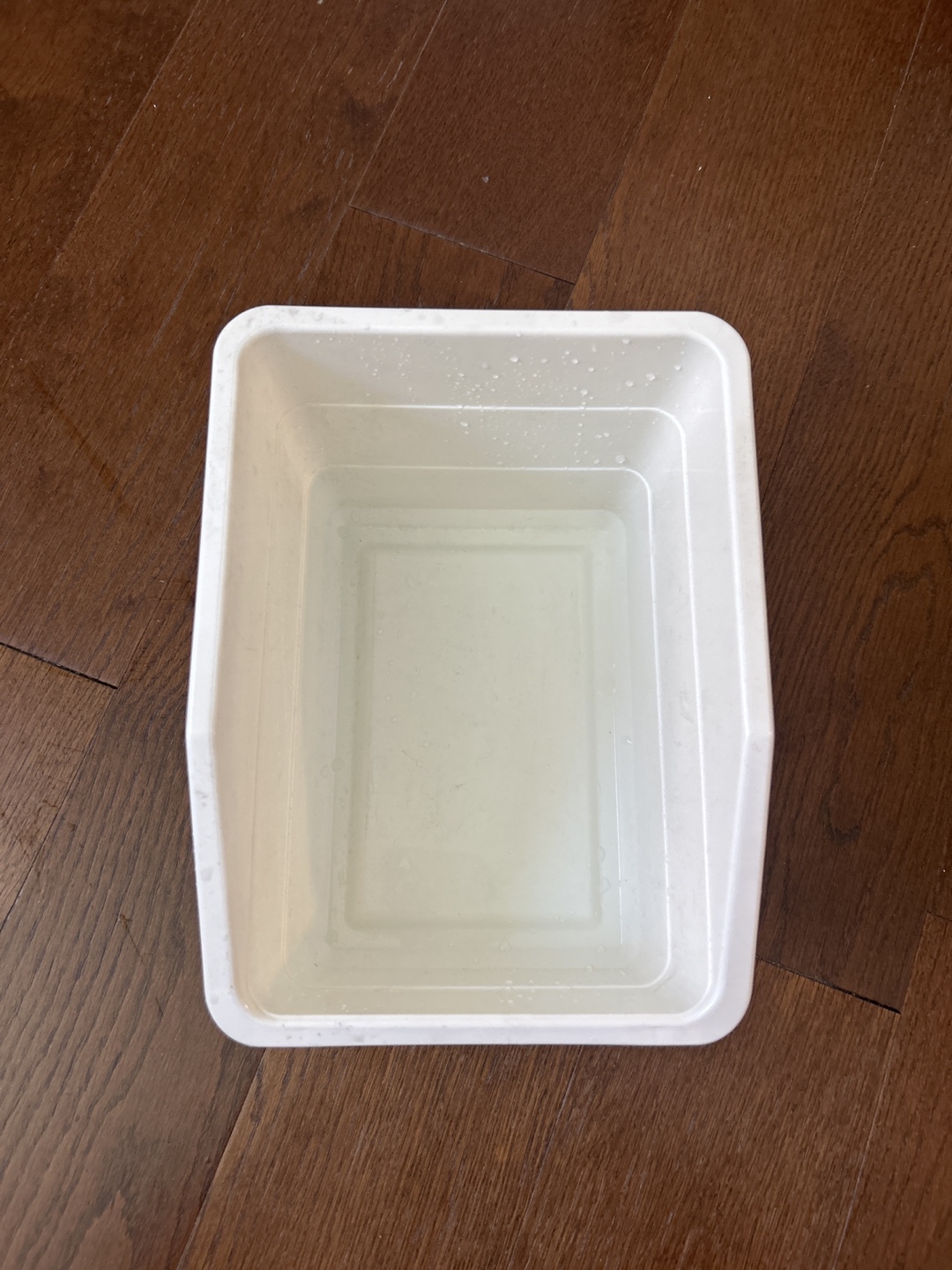 White Plastic Storage Bin