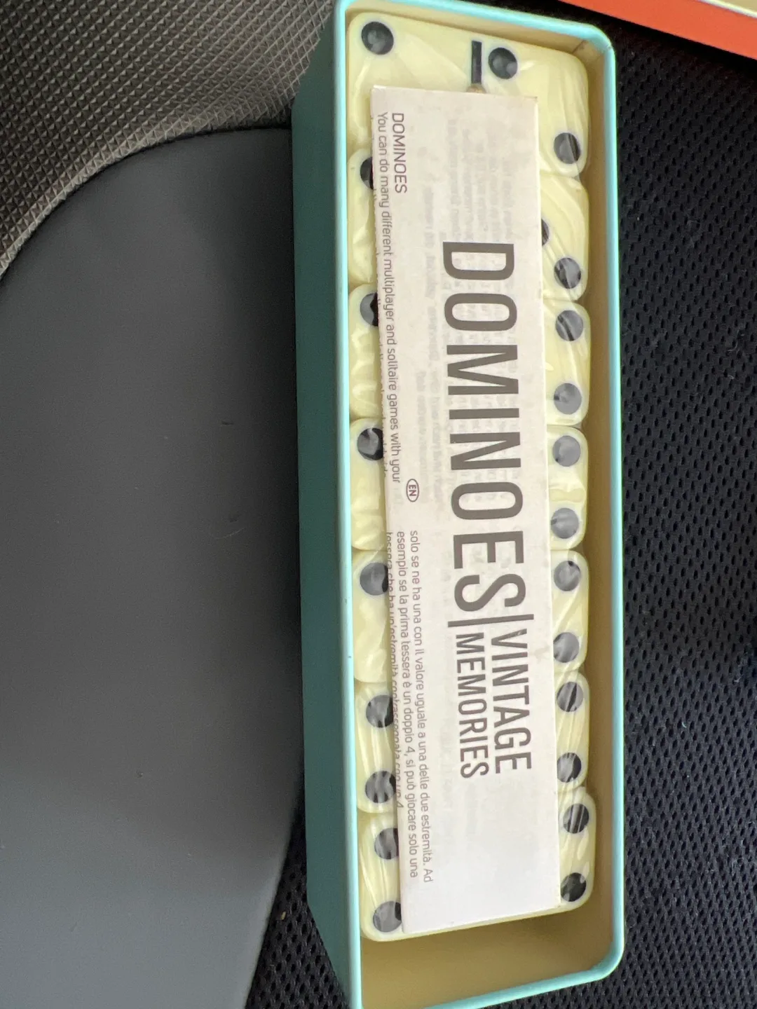 Vintage Dominoes Game in Tin Case image indicator(2)