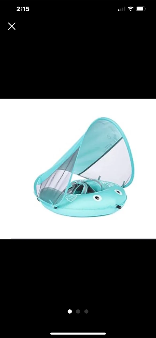 HECTA Baby Inflatable Pool Float with Shade