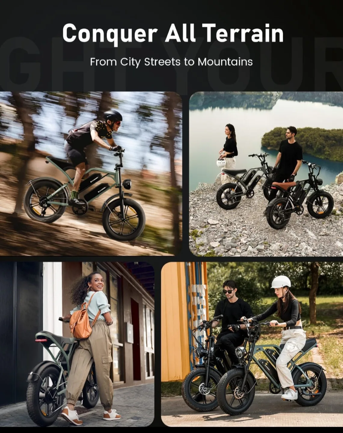 Cycrown Fat Tyre Electric Bicycle image indicator(5)